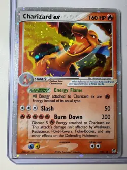 Charizard ex (105/112) - FireRed & LeafGreen Rare Holo Pokemon Card Very Good - Image 1