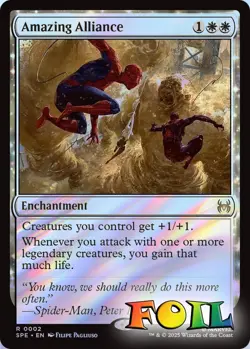 Amazing Alliance 0002 MTG Marvel's Spider-Man Eternal Rare NP Foil - Image 1