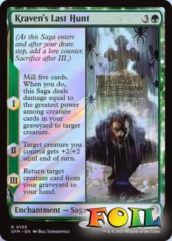 Kraven's Last Hunt 0105 MTG Marvel's Spider-Man Rare NP Foil - Image 1