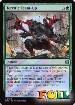 Terrific Team-Up 0120 MTG Marvel's Spider-Man Uncommon NP Foil - Image 1