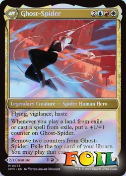 Gwen Stacy 0078 MTG Marvel's Spider-Man Mythic NP Foil - Image 2