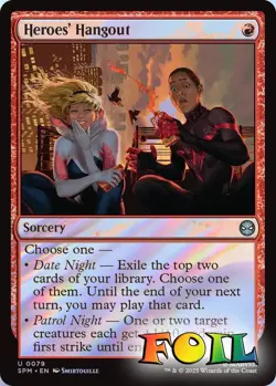 Heroes' Hangout 0079 MTG Marvel's Spider-Man Uncommon NP Foil - Image 1