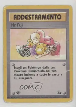 Mr Fuji Italian 1st Ed. Pokemon Fossil #58 1999 - Image 1