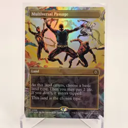 Multiversal Passage Borderless 0206 MTG Marvel's Spider-Man Rare NP Foil - Image 1