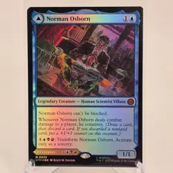 Norman Osborn 0039 MTG Marvel's Spider-Man Mythic NP Foil - Image 1