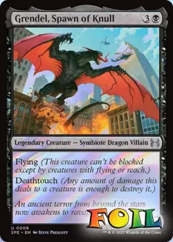 Grendel, Spawn of Knull 0009 MTG Marvel's Spider-Man Eternal Uncommon NP Foil - Image 1