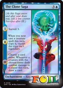 The Clone Saga 0028 MTG Marvel's Spider-Man Rare NP Foil - Image 1