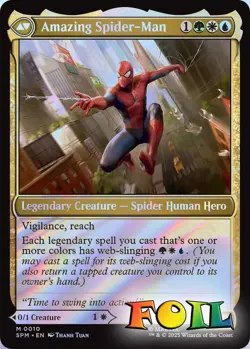 Peter Parker 0010 MTG Marvel's Spider-Man Mythic NP Foil - Image 2