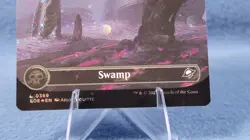 Swamp Full Art GALAXY FOIL NM EOE 369 Edge of Eternities MTG B - Image 5