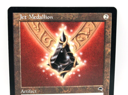Vintage MTG Jet Medallion NM+ Tempest TMP Rare Artifact 1997 Never Played Magic - Image 2
