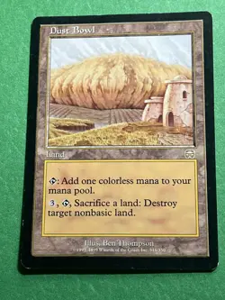 **Dust Bowl** Mercadian Masques, MTG: Magic the Gathering, Moderate Play (MP) - Image 1