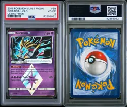2018 Pokemon Sun and Moon Ultra Prism Holo Giratina #58 PSA 4 - Image 3
