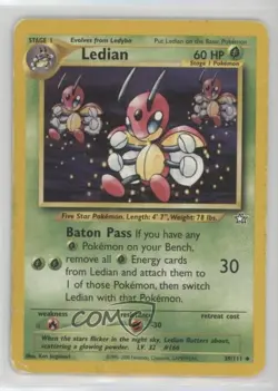 Ledian Pokemon Neo Genesis #39 2000 - Image 1