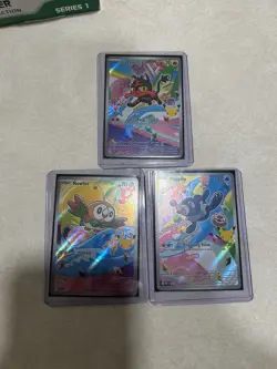 Pokemon TCG First Partner Illustration Collection Alola: Rowlet, Litten, Popplio - Image 1