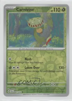 Carnivine Reverse Foil Pokemon SV07: Stellar Crown #007 - Image 1