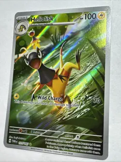 Pokemon TCG Heliolisk 177 Twilight Masquerade Illustration Rare Holo - Image 1
