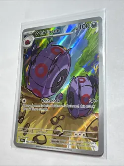 2025 Pokemon SV Black Bolt BLK EN Whirlipede Illustration Rare #133/086 - Image 1