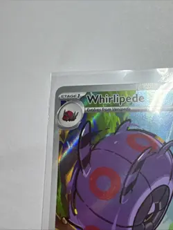 2025 Pokemon SV Black Bolt BLK EN Whirlipede Illustration Rare #133/086 - Image 3