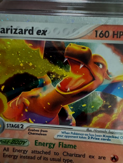 SWIRL !!! CGC 7 CHARIZARD EX 105 FIRE RED LEAF GREEN POKEMON - Image 3