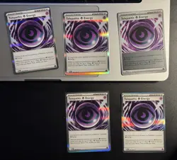Pokemon Telepathic Psychic Energy 088/088 4xHolo 1xReverse Holo 4x Playset - Image 1