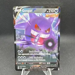 Pokemon Gengar V Ultra Rare Holo 156/264 Swsh08 Fusion Strike Basic LP - Image 1