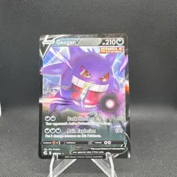 Pokemon Gengar V Ultra Rare Holo 156/264 Swsh08 Fusion Strike Basic LP - Image 2