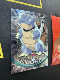 2000 Topps Chrome Holo Pokemon Series 1 No # 09 Blastoise 254💎NM +💎 - Image 2