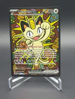 Meowth Ex Perfect Order 121/088 SIR Pokemon TCG English NM - Image 1