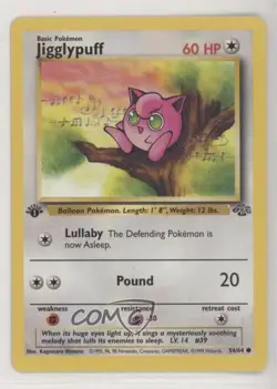 Jigglypuff 1st Ed. Pokemon Jungle #54 1999 - Image 1