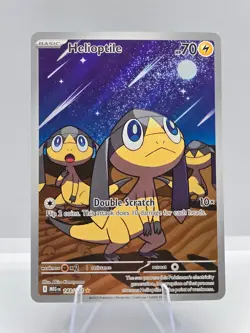 Helioptile 143/132 Illustration Rare Mega Evolution Pokemon NM #2 - Image 1