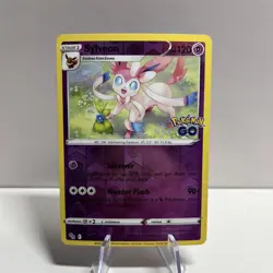 Pokemon Sylveon 035/078 Pokemon Go Reverse Holo Rare - Image 1