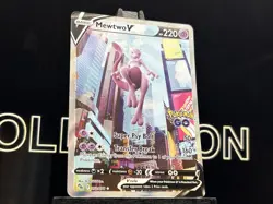 Mewtwo V 072/078 Alternate Full Art Ultra Rare Holo Foil Pokemon Go TCG - NM/M - Image 4