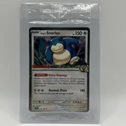 Pokemon TCG Journey Together Hop’s Snorlax #117/159 GameStop Promo Sealed - Image 1
