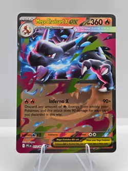 Mega Charizard X ex 013/094 Double Rare Phantasmal Flames Pokemon NM #2 - Image 1