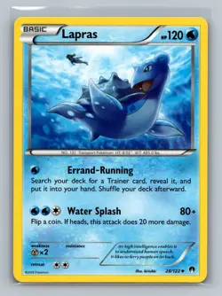 Lapras 28/122 Uncommon BREAKpoint Pokemon Near Mint - Image 1