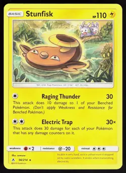 STUNFISK ( UNB 56/214 ) - Pokemon - 2019 SOWSOW LP - Image 1