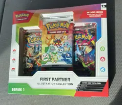 POKEMON T C G FIRST PARTNER ILLUSTRATION COLLECTION BOX FACTORY SEALED - Image 1