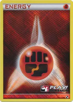 1x Fighting Energy - 110 - Promotional - Crosshatch Holo Pokemon League Quake Se - Image 1