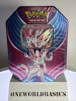 2018 Sylveon GX Evolution Celebrations Pokemon TCG Sealed Collector Gift Tin - Image 2