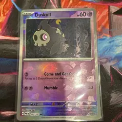 Pokemon Duskull (Master Ball Pattern) 035/131 Sv: Prismatic Evolutions Holo - Image 1