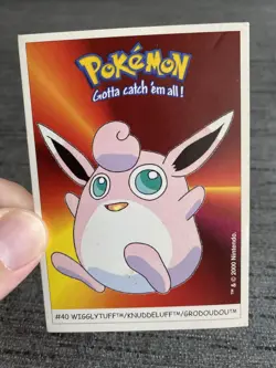 Carte Pokemon Dunkin Boomer #40 Grodoudou 2000 Nintendo OCCASION - Image 3