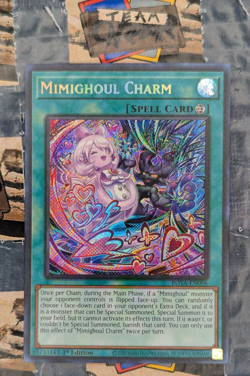 Mimighoul Charm 💕 ROTA-EN096 Secret Rare 1st Ed. NM Yu-Gi-Oh! - Image 2