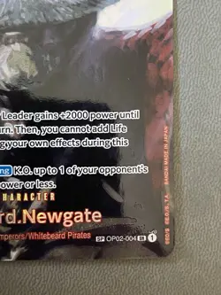 Edward.Newgate SP OP02-004 SR One Piece ENGLISH NM - Image 5