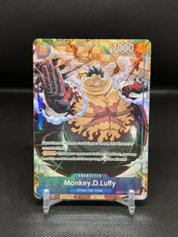 One Piece - Monkey D. Luffy - Carrying On His Will - OP11-058 - Treasure Rare NM - Image 1