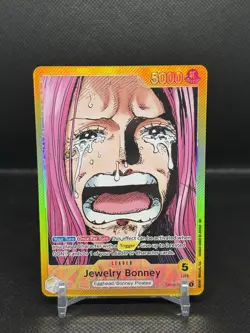 One Piece - Jewelry Bonney - Carrying On His Will - OP13-100 - Alt Art Leader NM - Image 1