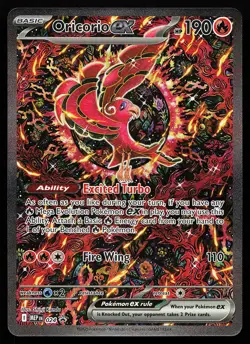 Oricorio ex 024 Holo Mega Evolution Promo Pokemon Card - Image 1