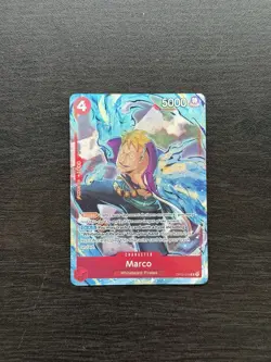 One Piece Card Game TCG Marco OP02-018 Alt Art NM Paramount War English - Image 1
