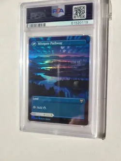 MTG Hengegate Pathway FOIL PSA 10 GEM MINT Showcase 2021 Kaldheim Magic Card 293 - Image 4