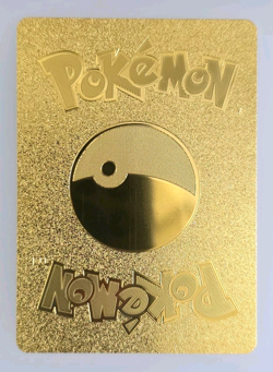 Pokemon Pikachu & Zekrom GX Tag Team Gold Foil Fan Art Collector Card Rainbow - Image 2