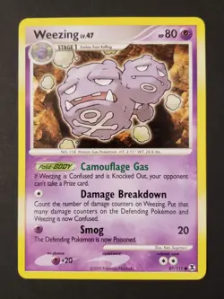 2 Cards Koffing 2009 68/111 and Weezing 2009 87/111 Pokemon Cards Pokemon NM - Image 4